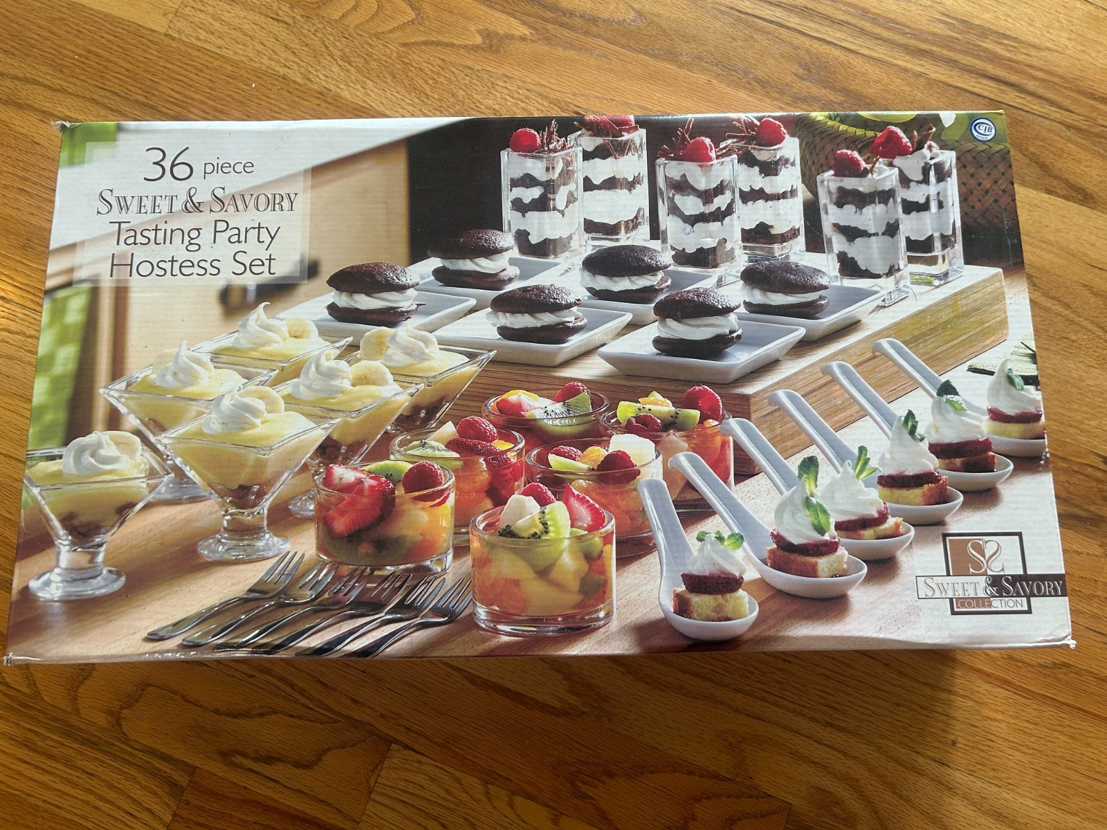 Sweet & Savory 36 Piece Tasting Party Hostess Set New In Box