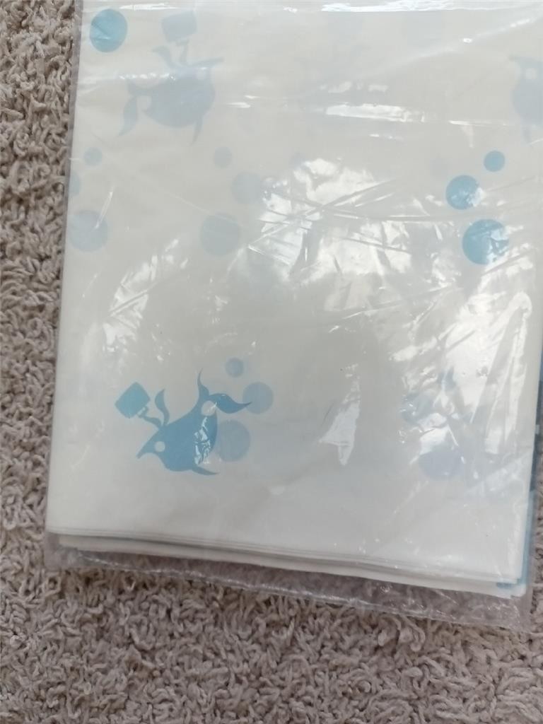NEW A Shark’s Tale Shark Movie Tablecloth 2004 Party Supplies TableCover NRFB
