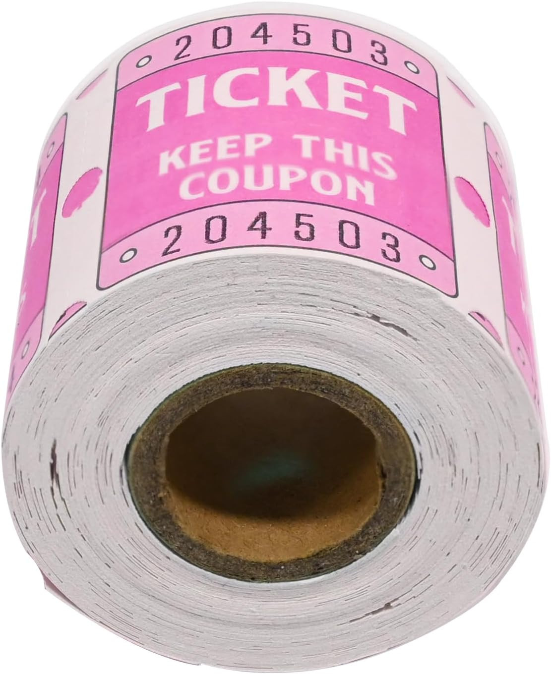 250 Raffle Tickets, 50/50 Double Roll Tickets for Raffles, Carnival, Door Prizes