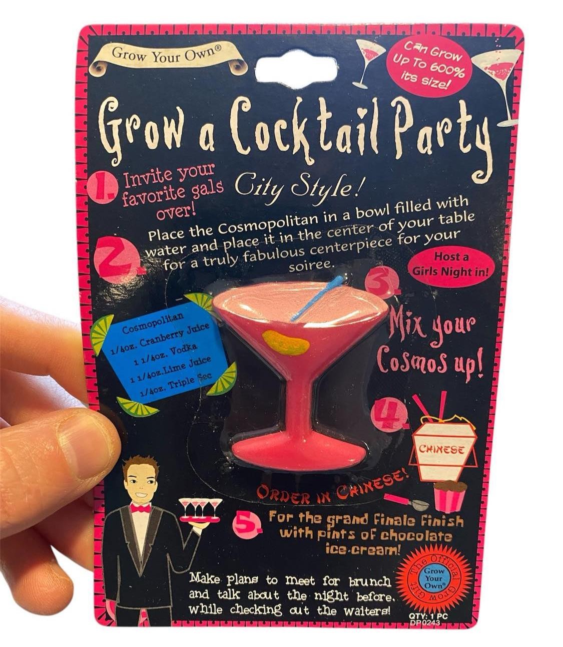 Grow a Cocktail Party – Hilarious Gag Gift for Adults, Joke Gift for Drink Lover