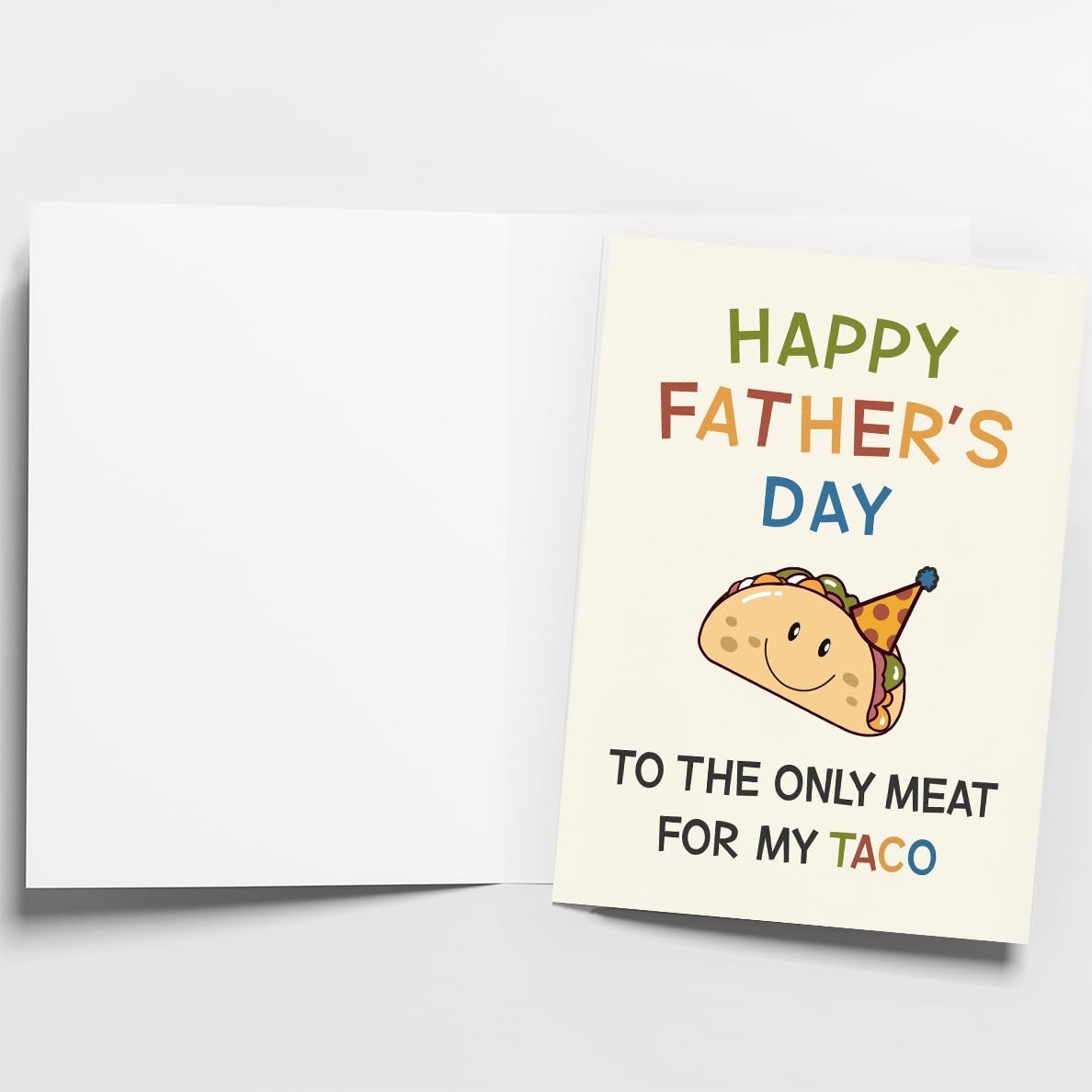 WowBefun Funny Fathers Day Card & Gifts from Wife | 5×7 inches, B Style