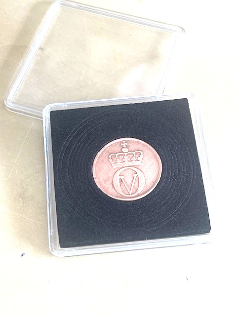 Unusual 60th Birthday Gift-1966 NORWAY Birth 2 Ore coin – Present.