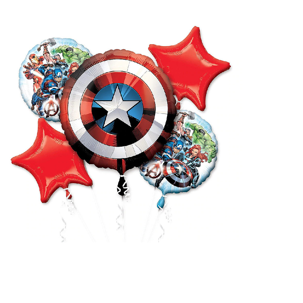 Avengers Balloon Bouquet 5pc