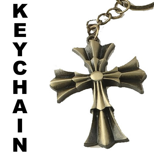 Flared Cross Keychain | Baptism Favor | Communion Favors | Religious Gift