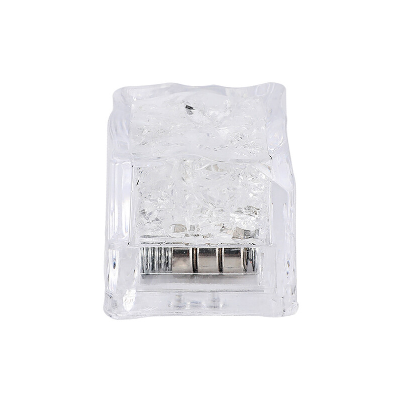 20x Waterproof Light Up Led Ice Cubes for Party Drinks Glowing Flashing Ice Cube