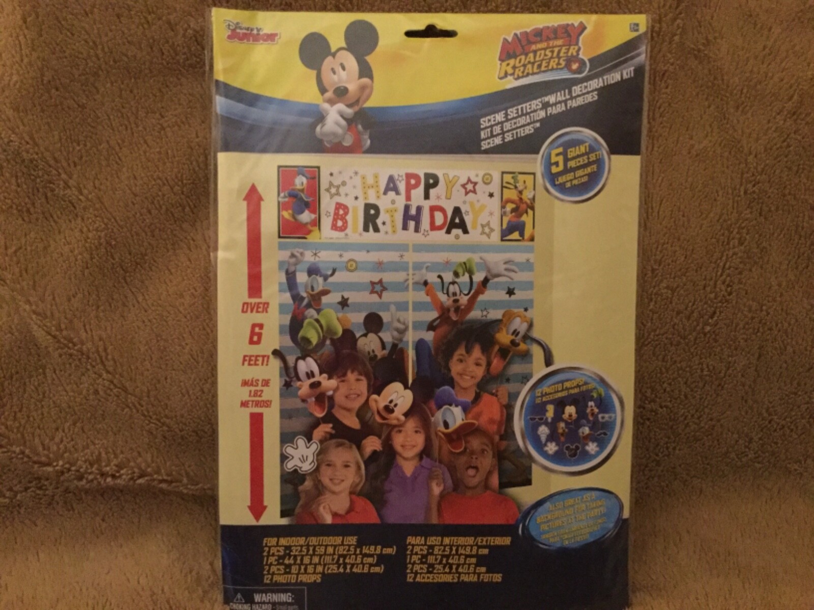 Huge lot Mickey Mouse roadster racers Birthday party supplies decorations favors