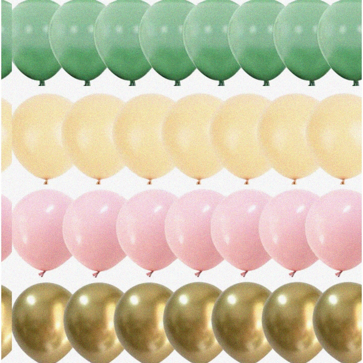 Sage Green Latex Balloon Bouquet for Celebrations