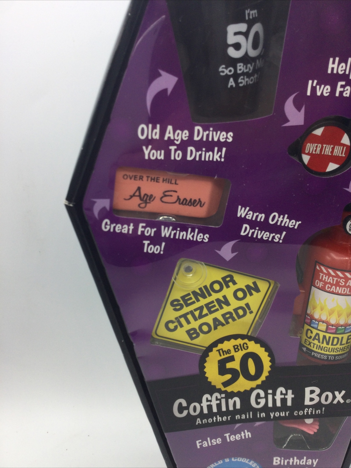 Big Mouth Toys Over the Big 50 Coffin Gift Box