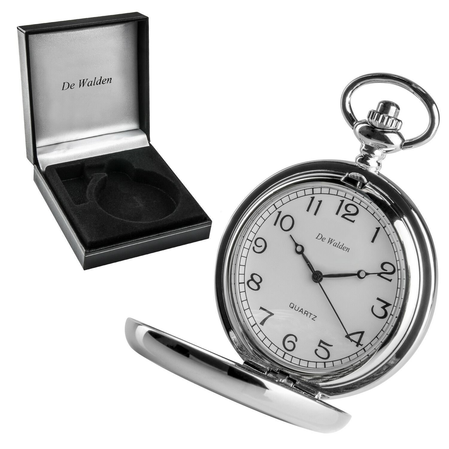 Wedding Anniversary Gift Mens Quality England Enamel Fronted Pocket Watch
