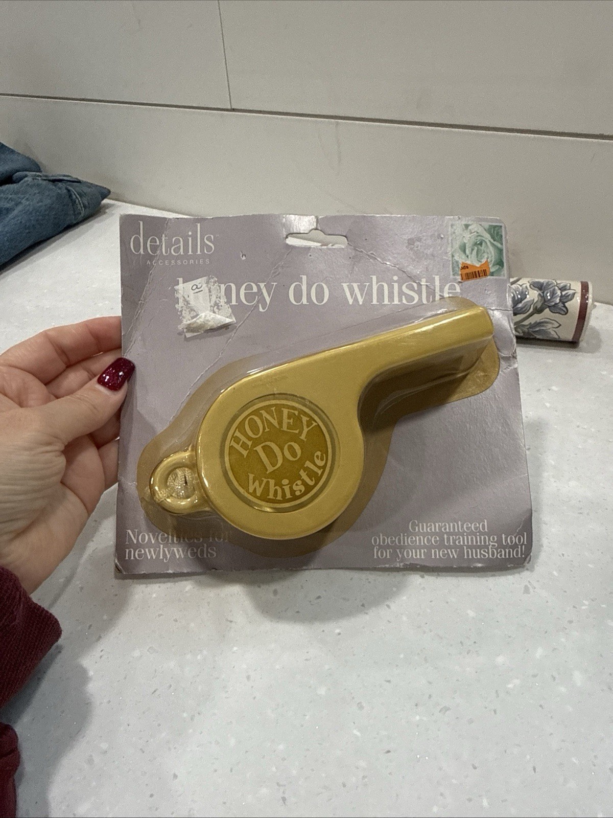 NIP Newlywed “Honey Do Whistle”