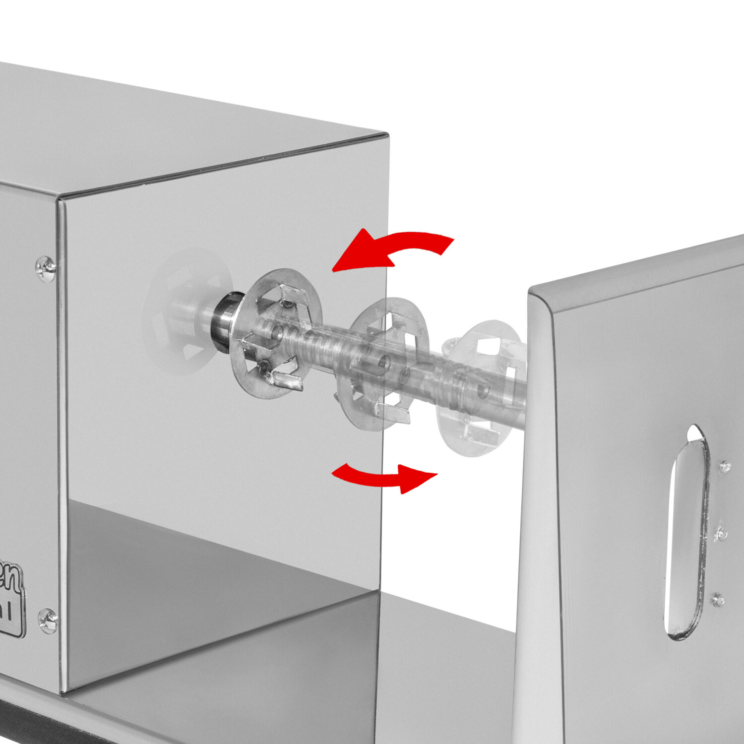 ALDKitchen Electric Potato Tornado Slicer | Food Grade Stainless Steel | 110V