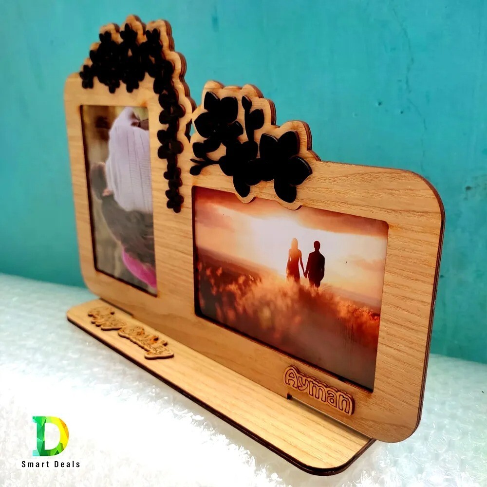 Customised Wooden Gift With Your Photo Date and Name for Any Occasion