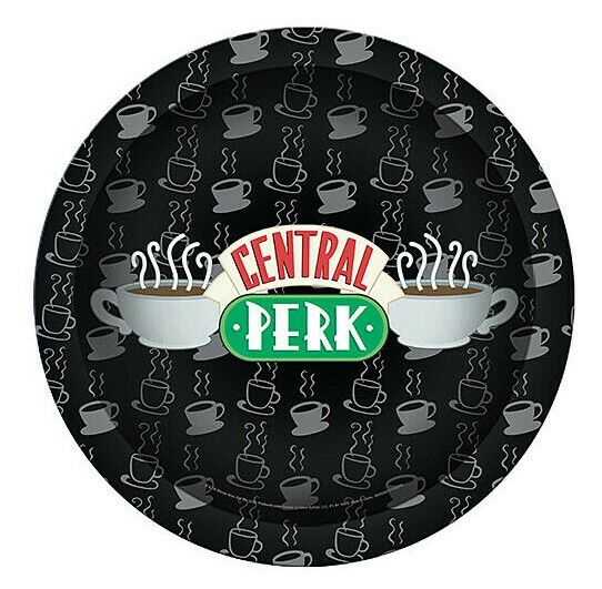 Friends Black & White Multicolor Central Perk 60-Ct Party Set 25th Anniversary