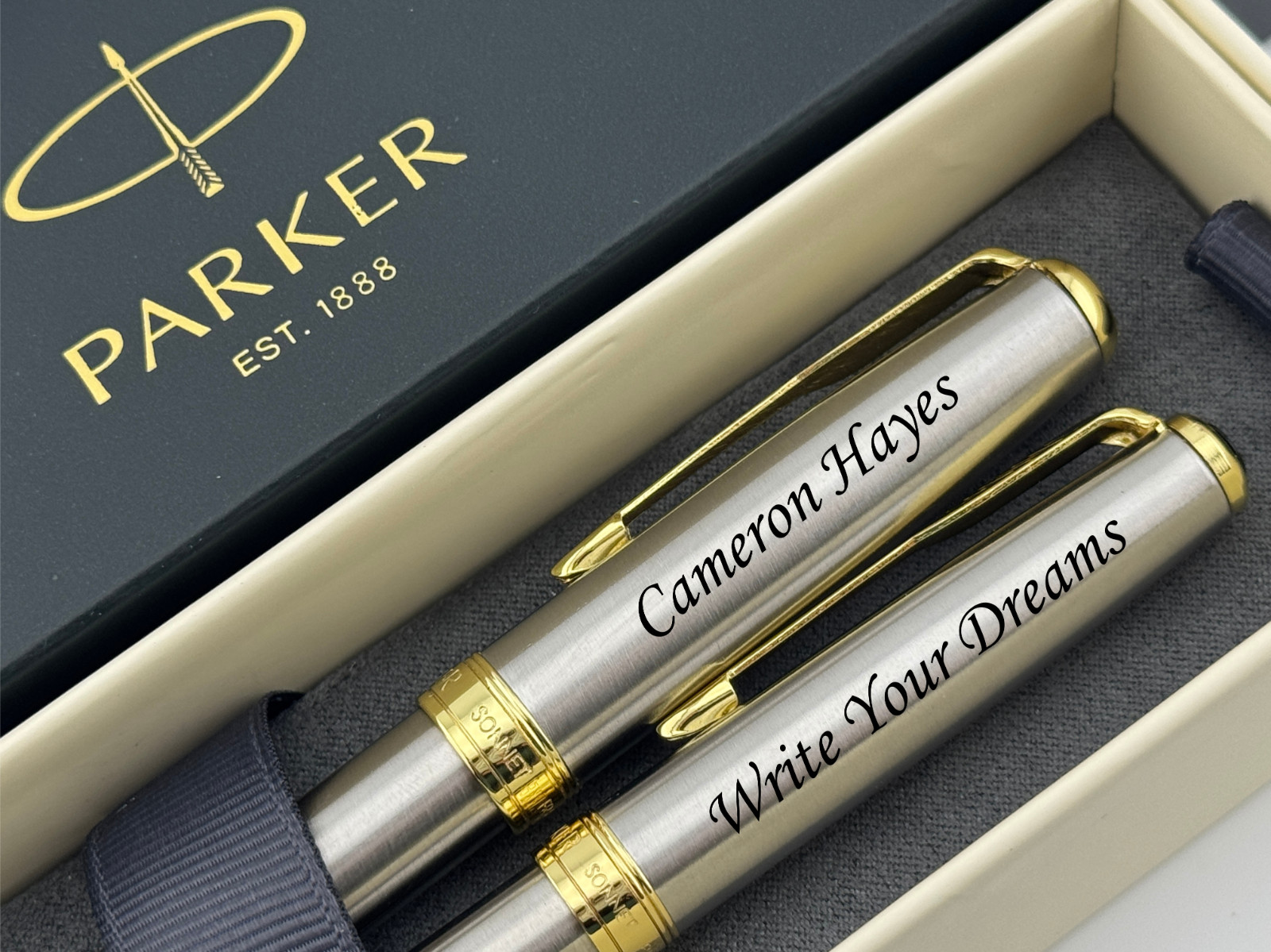 Personalized Engraved Red Maple Wood Ballpoint Bulk Pen with Box Custom Gift