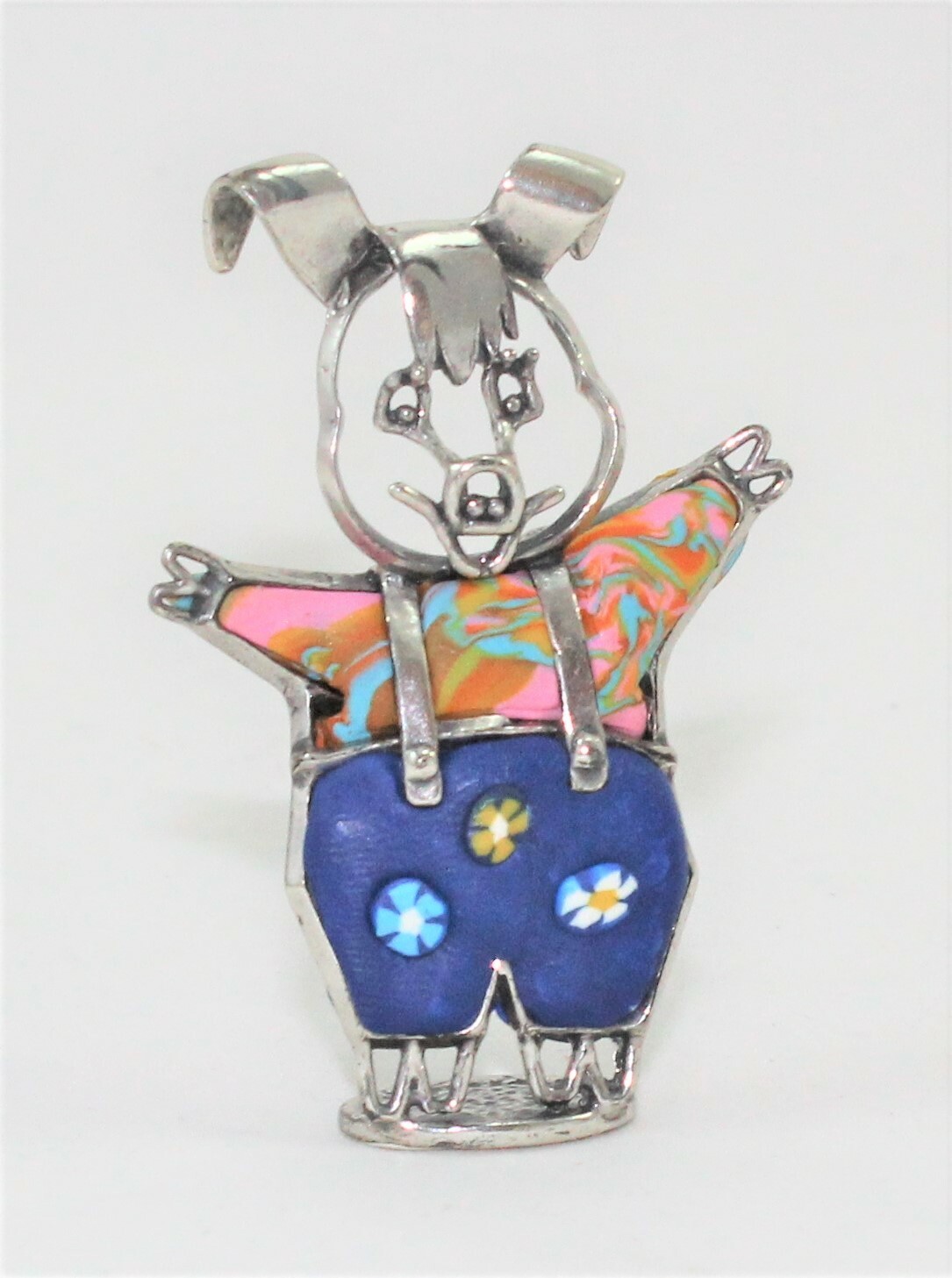 Silver Sterling 925 Miniature Animal Figurines In Micro Fusion And Opaline