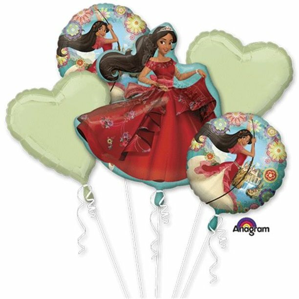 Elena of Avalor Bouquet of Balloons 5pc -NEW!!
