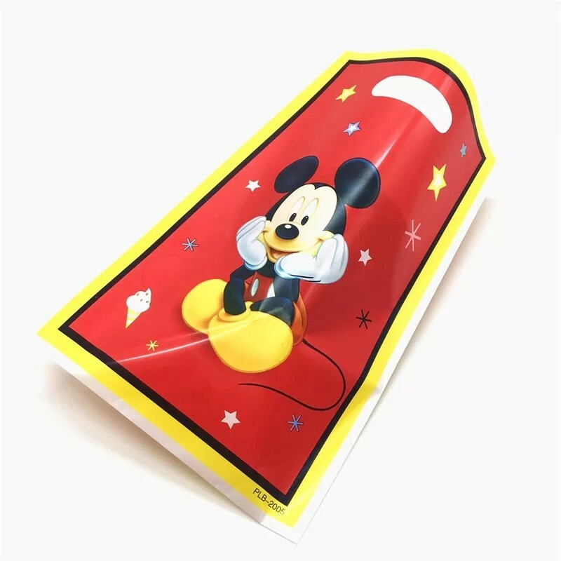 20 Pcs Set, Mickey mouse Candy plastic bags Kids Birthday Party Supplies