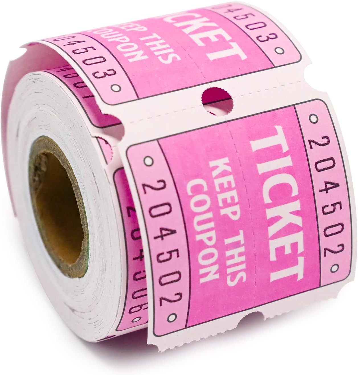 250 Raffle Tickets, 50/50 Double Roll Tickets for Raffles, Carnival, Door Prizes