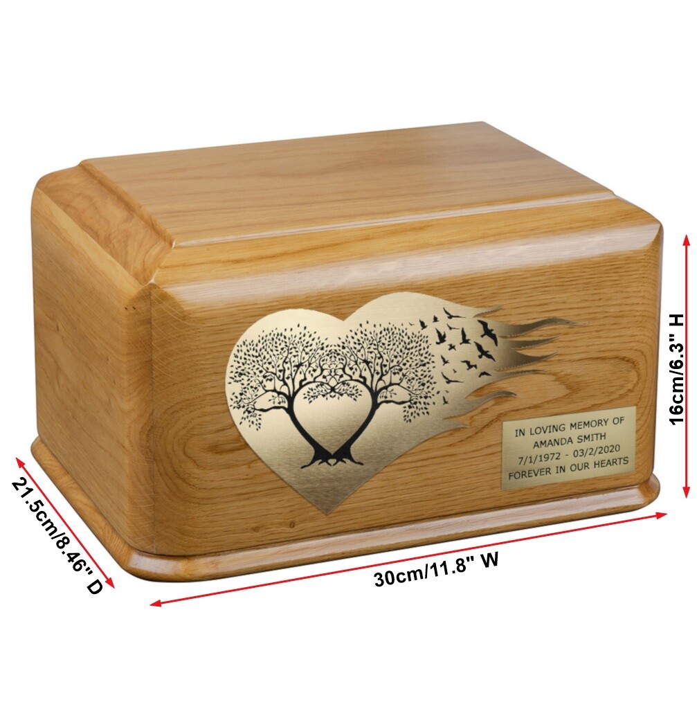 Adult Cremation Urn Tree of Life .Unique Human Memoria Cremation Ashes Urn WU71