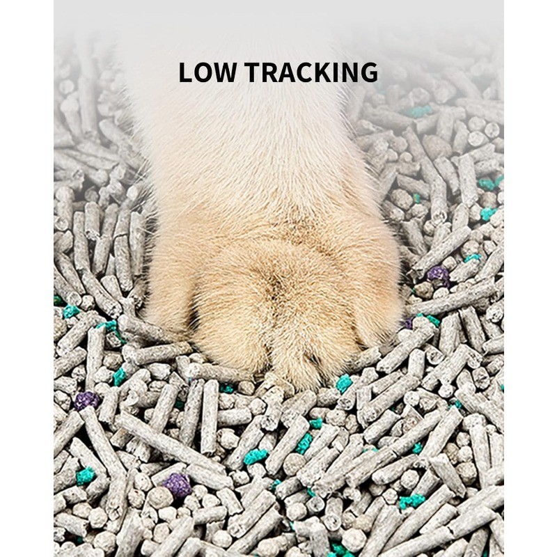 Mixed Cat Litter Fast Clumping,Flushable,Ultra Absorbent, 100% Natural
