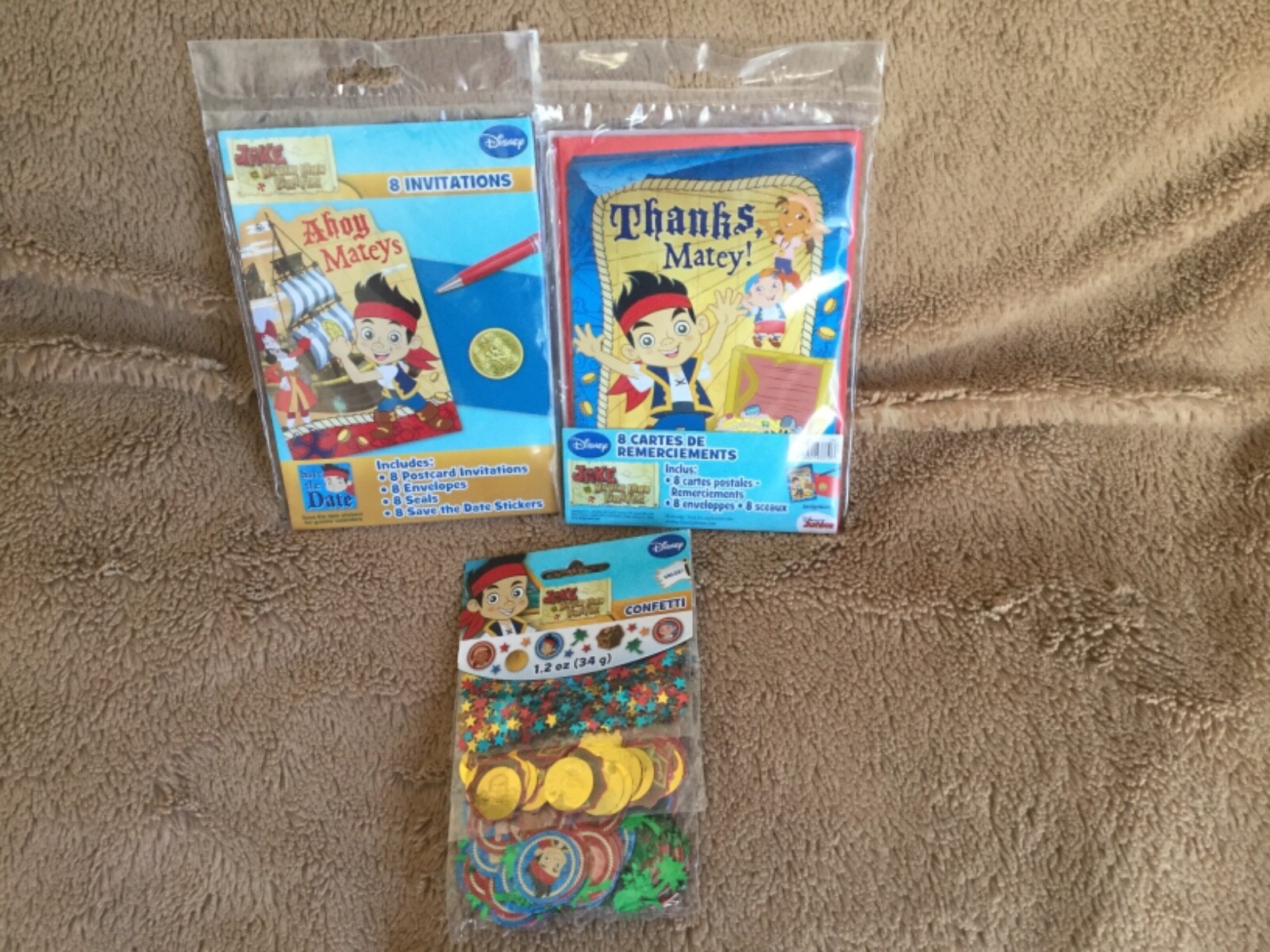 Huge lot Disney jake Neverland Pirates party supplies decorations favors game