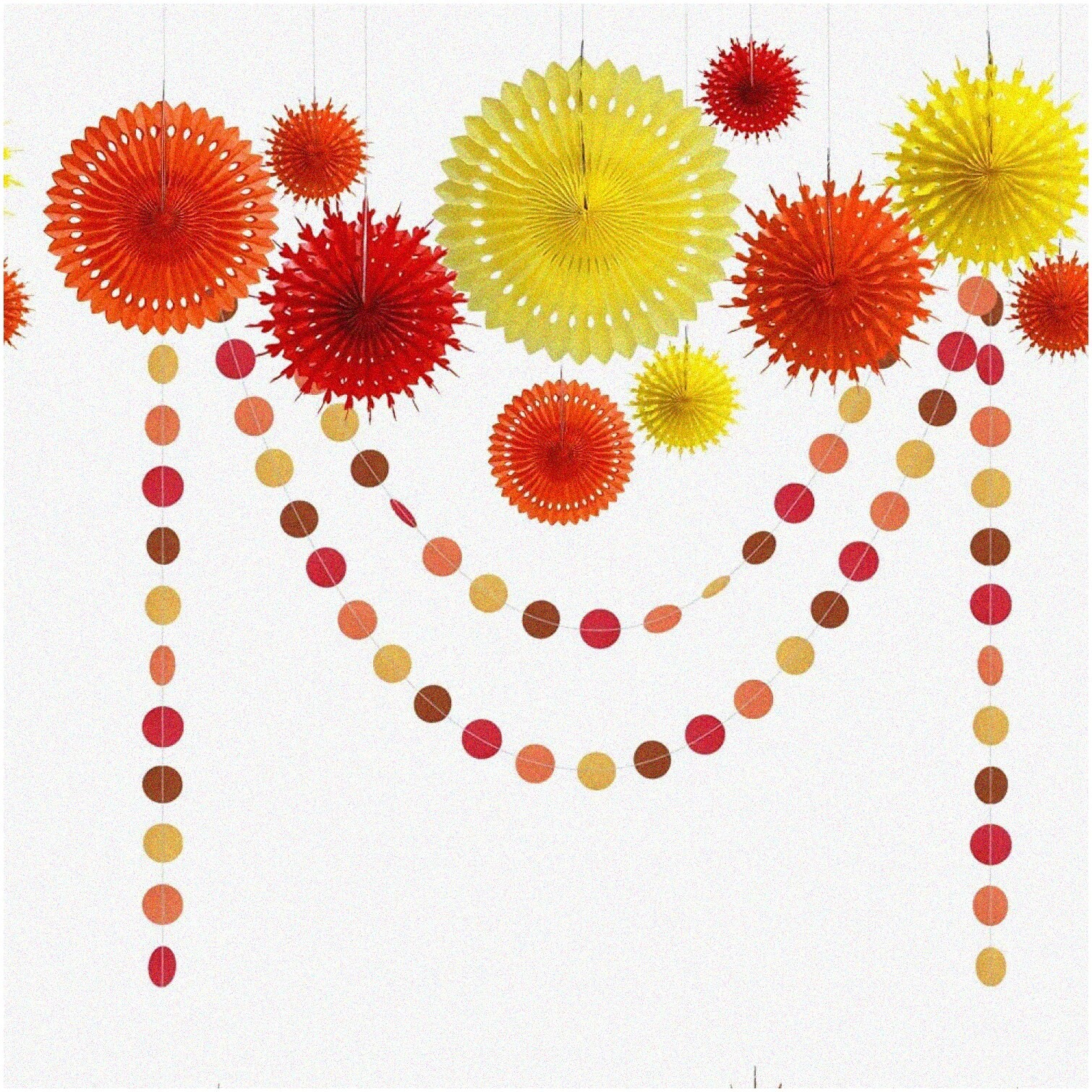 Autumn Fall Party Decor Kit 12 Pieces
