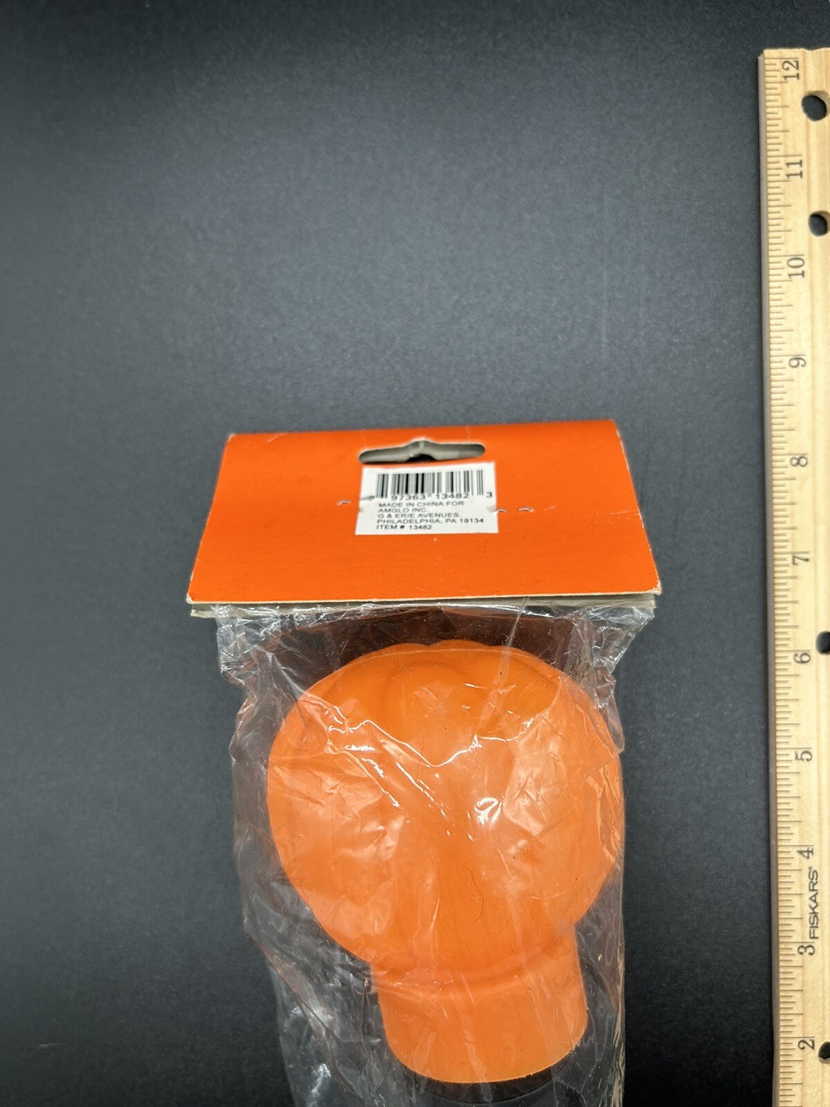 Vintage Happy Halloween 9″ Jack O Lantern Lite-Up Stick Trick or Treating Light!