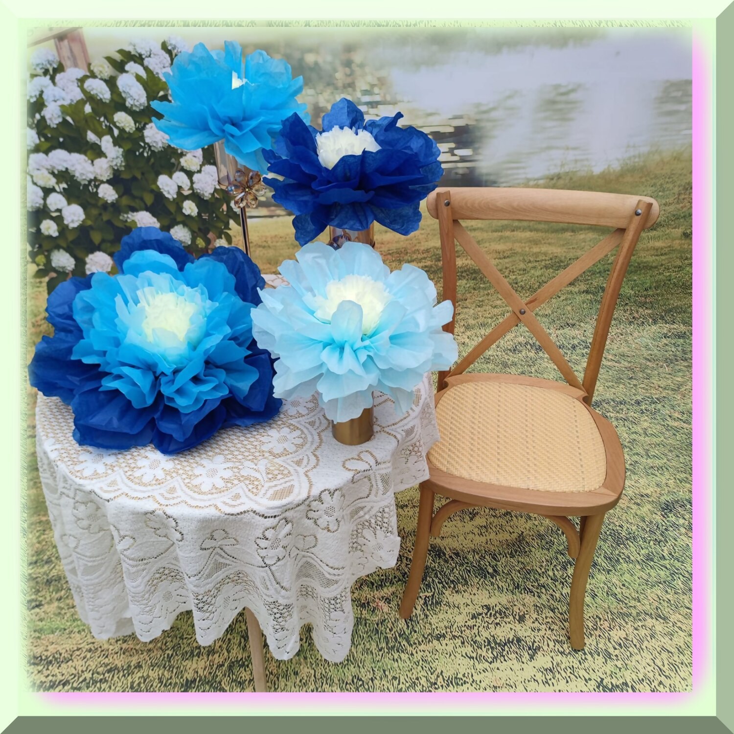 Vibrant Tissue Paper Flowers for DIY Party Decor