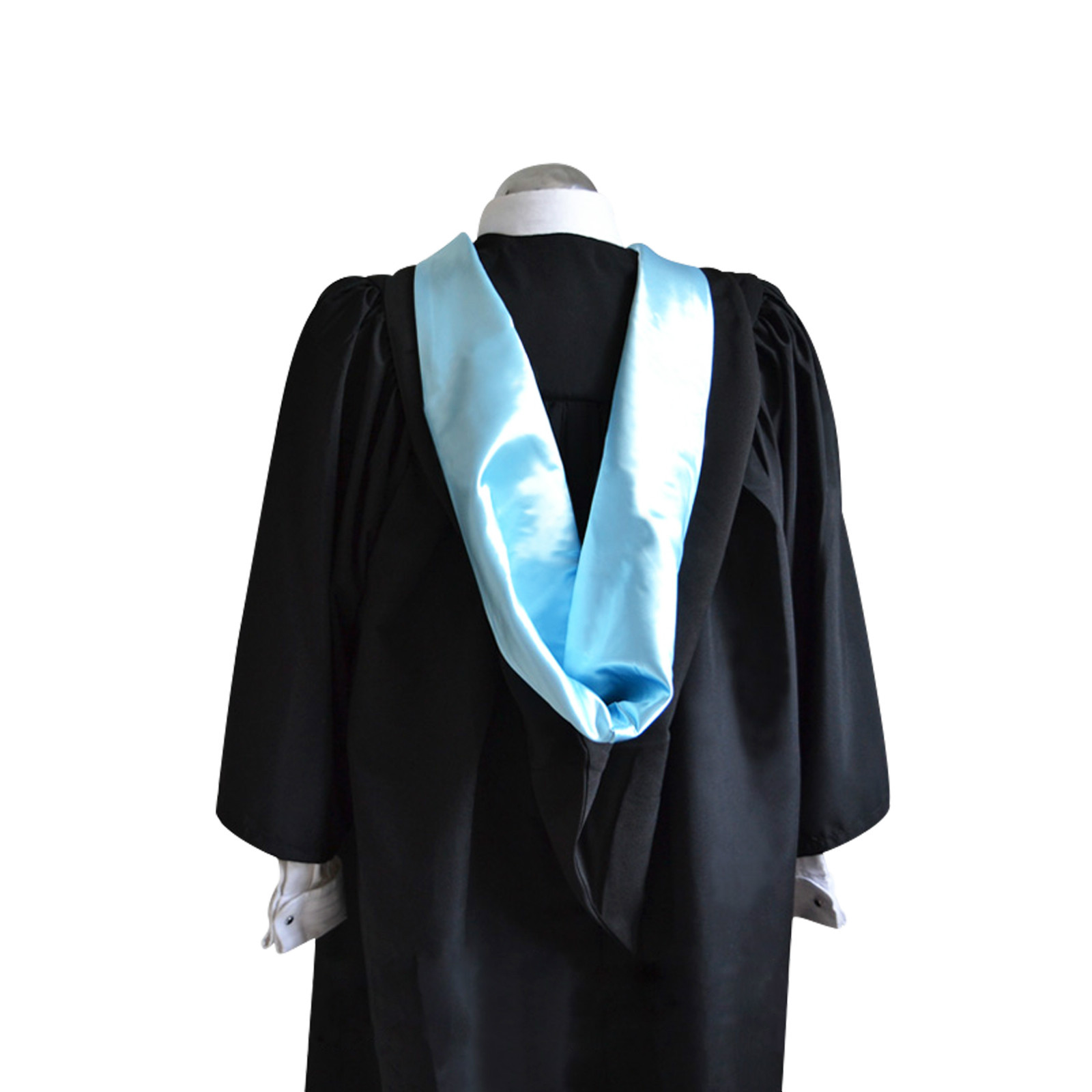 Luxury Graduation Gown & Hat Burgon Hood/Cap Set University Bachelor Adult Robe