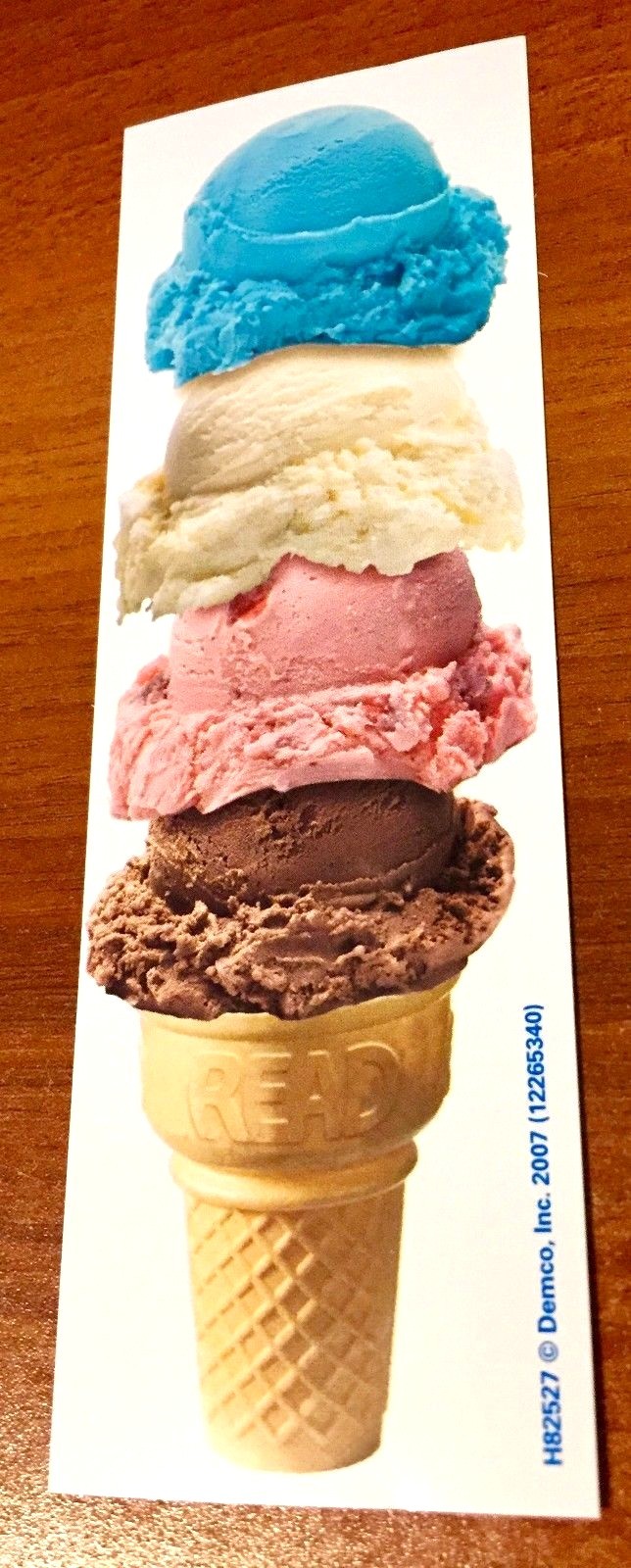 NEW! 48 ICE CREAM CONE BOOKMARKS CANDY PARTY BOOK CLUBS REWARDS