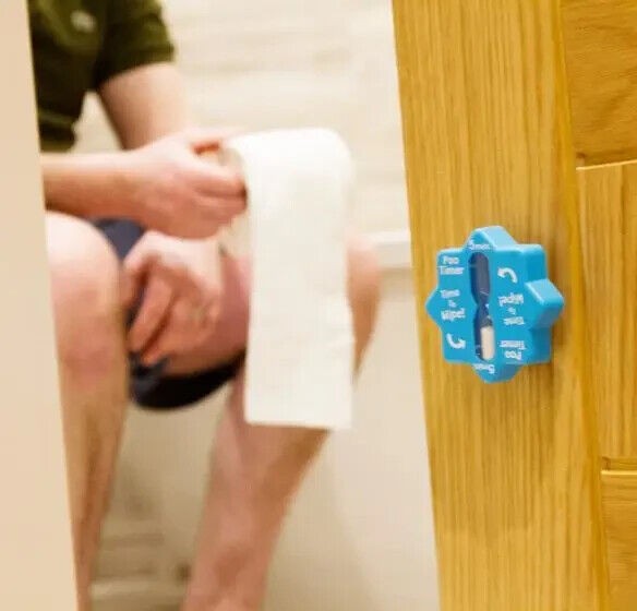 Poo Timer – Bathroom Potty Poop Clock Gag Joke Prank Birthday, Christmas, Secret