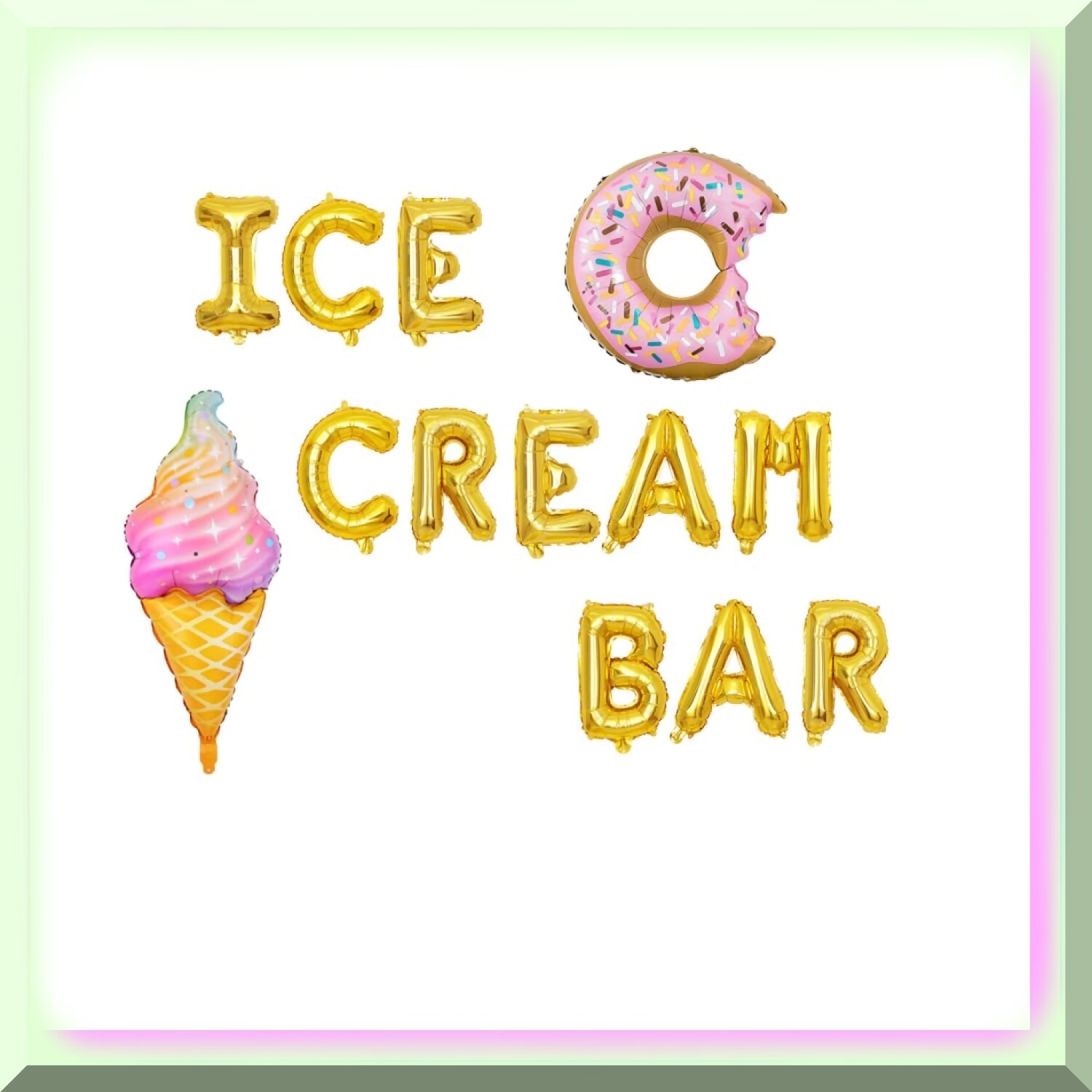 Ice Cream and Donut Balloon Decor Kit