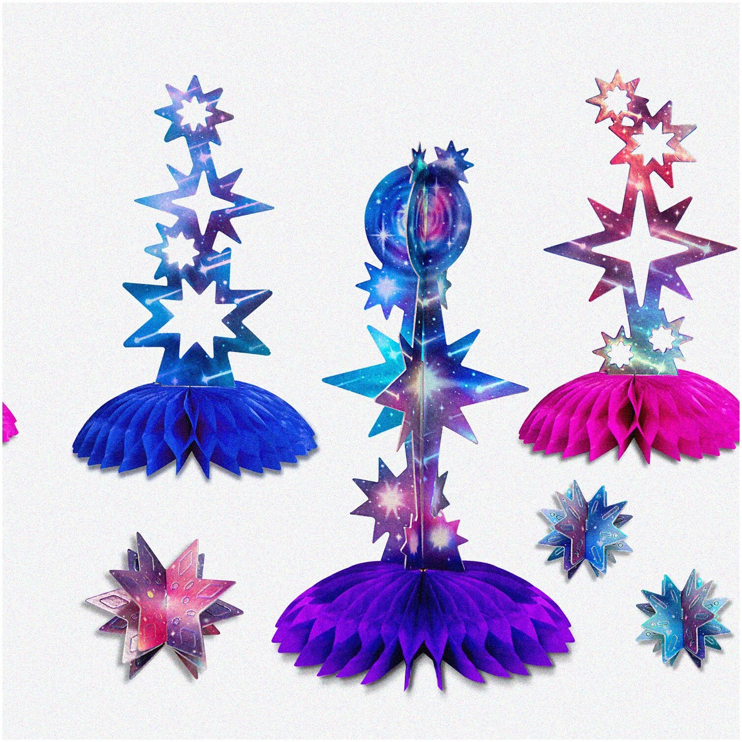 Galaxy Space Themed Table Decorations Set