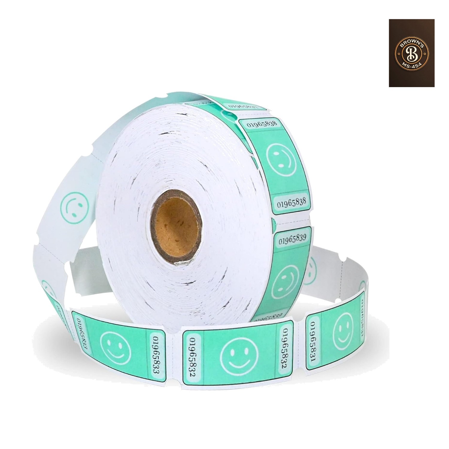 Smile Raffle Tickets Roll,Each Tickets 1″x2″,for Events, Entry, Class Reward,…