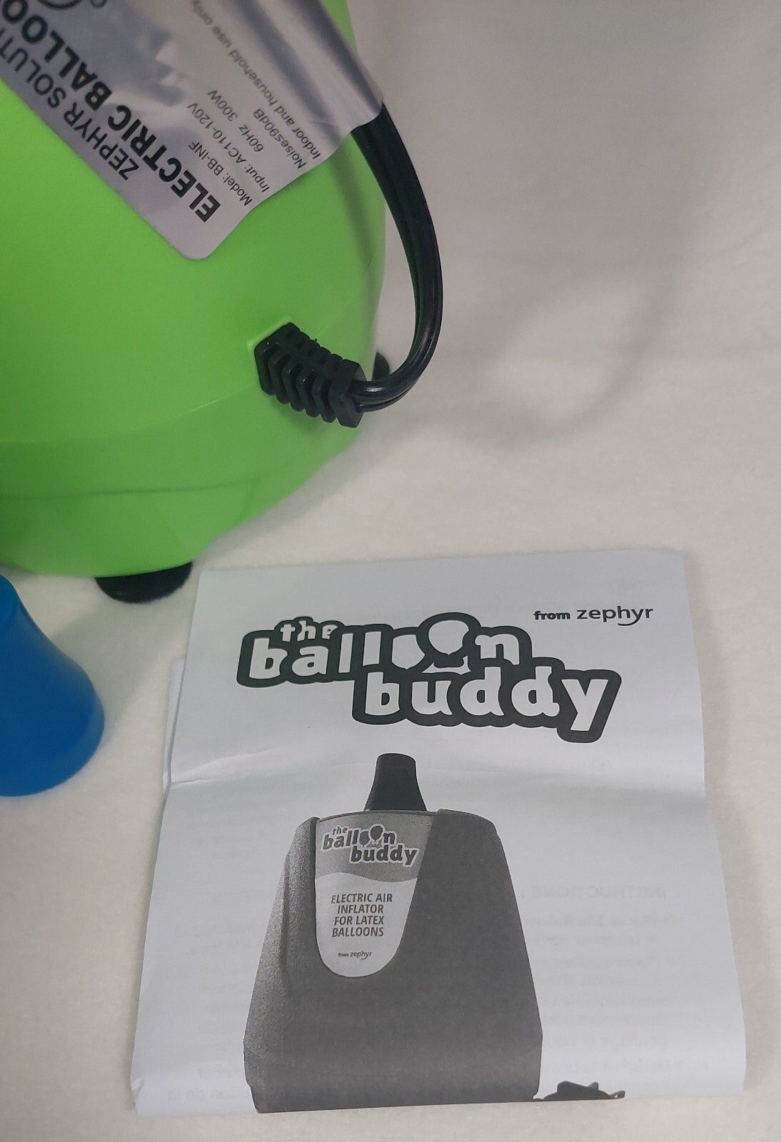The Balloon Buddy Electric Air Inflator For Latex Balloons