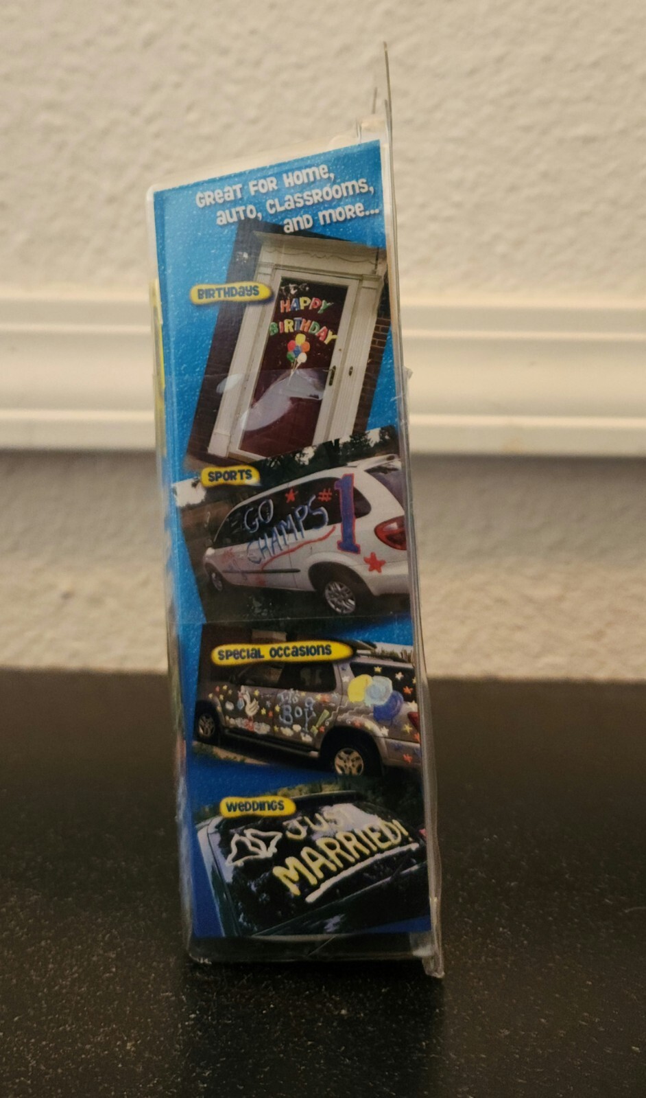 3-D spirit foam spray on peel off