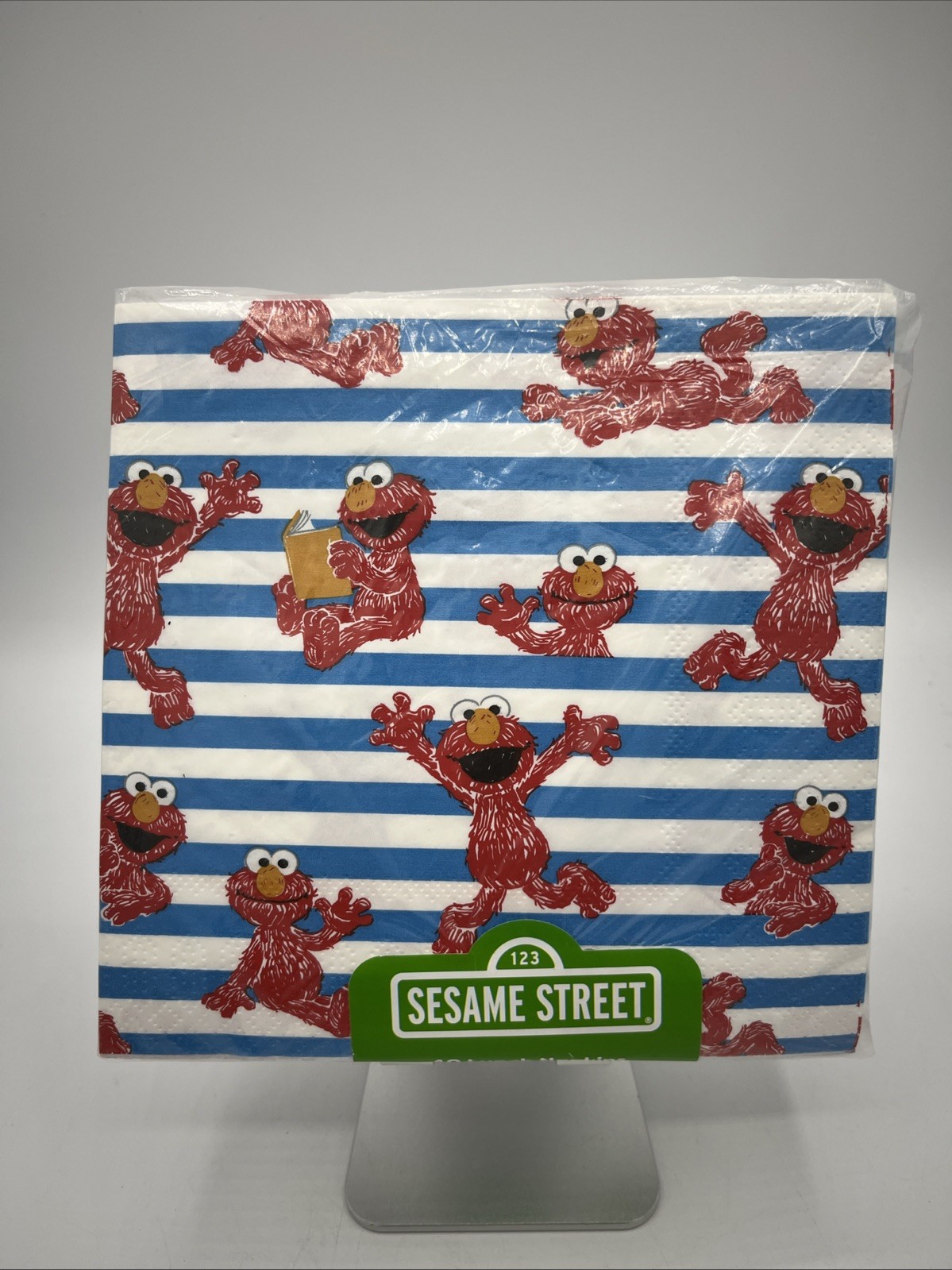 Sesame Street Elmo Party Lunch Size Napkins And Gift Bag Set. New Free Ship