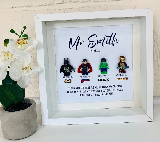 Superhero Gift | Daddy Superhero Gift | Personalised Gift | Photo Frame