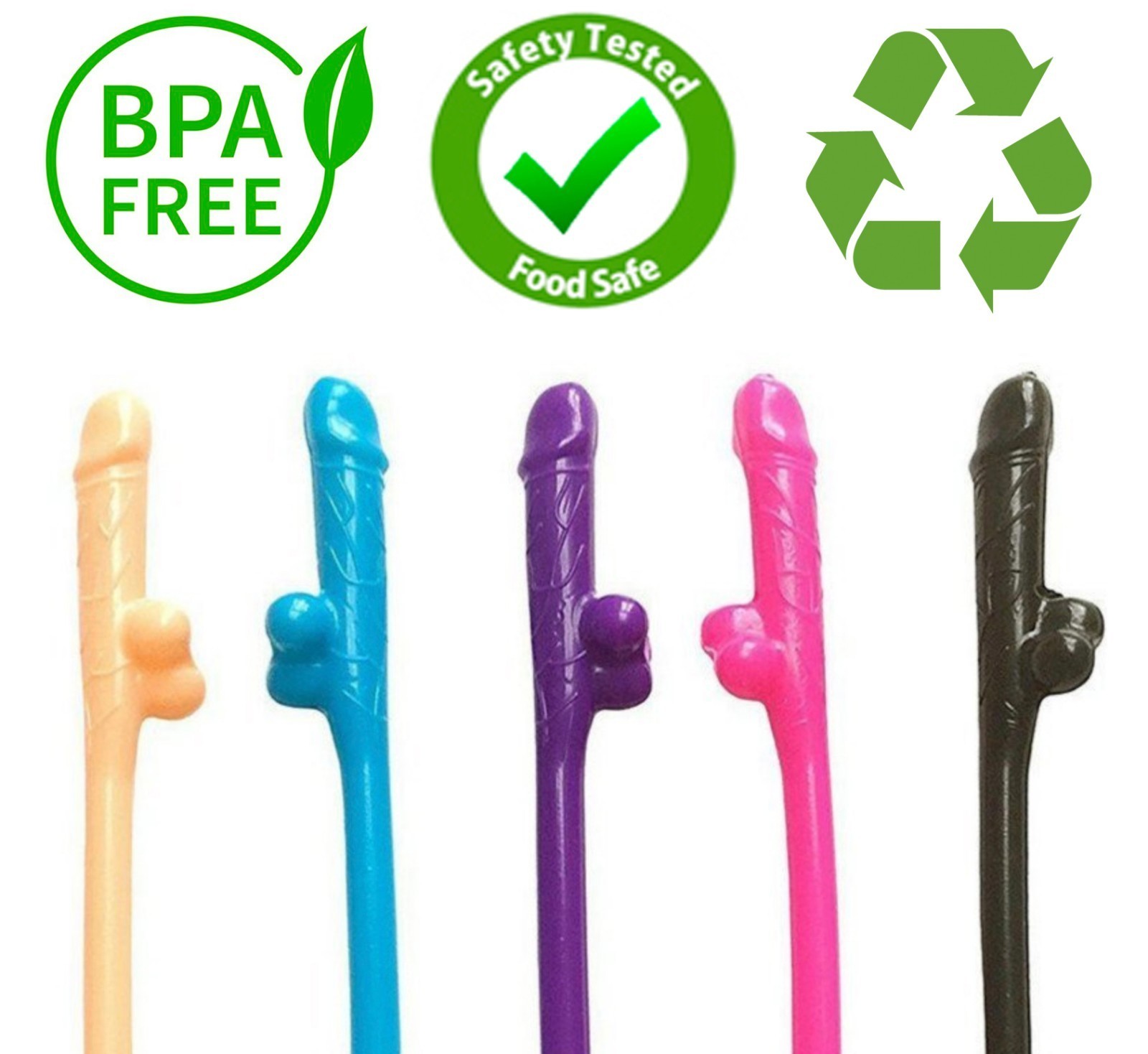 Penis Straws Bachelorette Party Supplies Bach Decoration Drinking Favors
