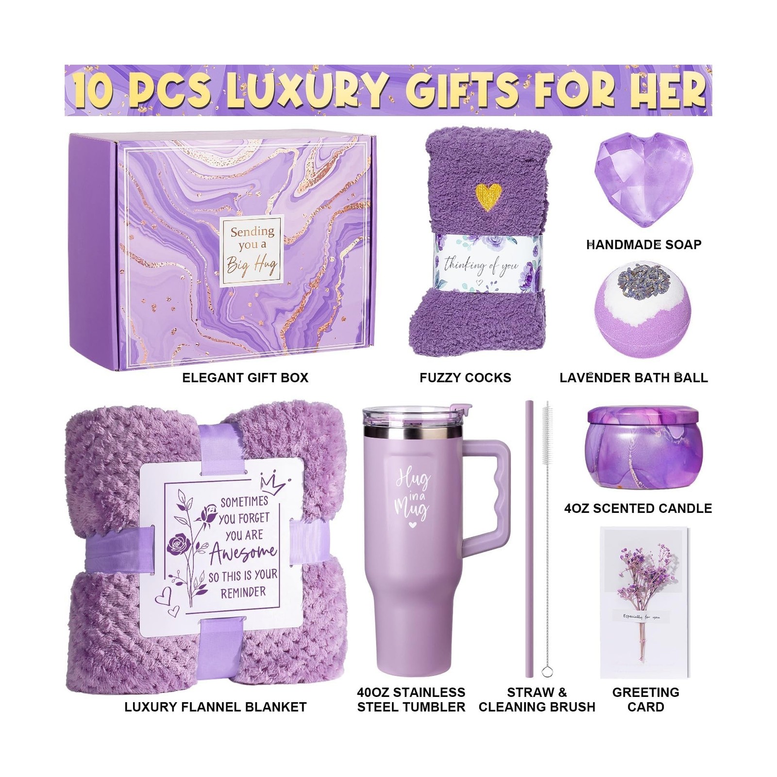 Birthday Gifts for Women Self Care Gifts Get Well Soon Gifts, Laven… Fast Ship