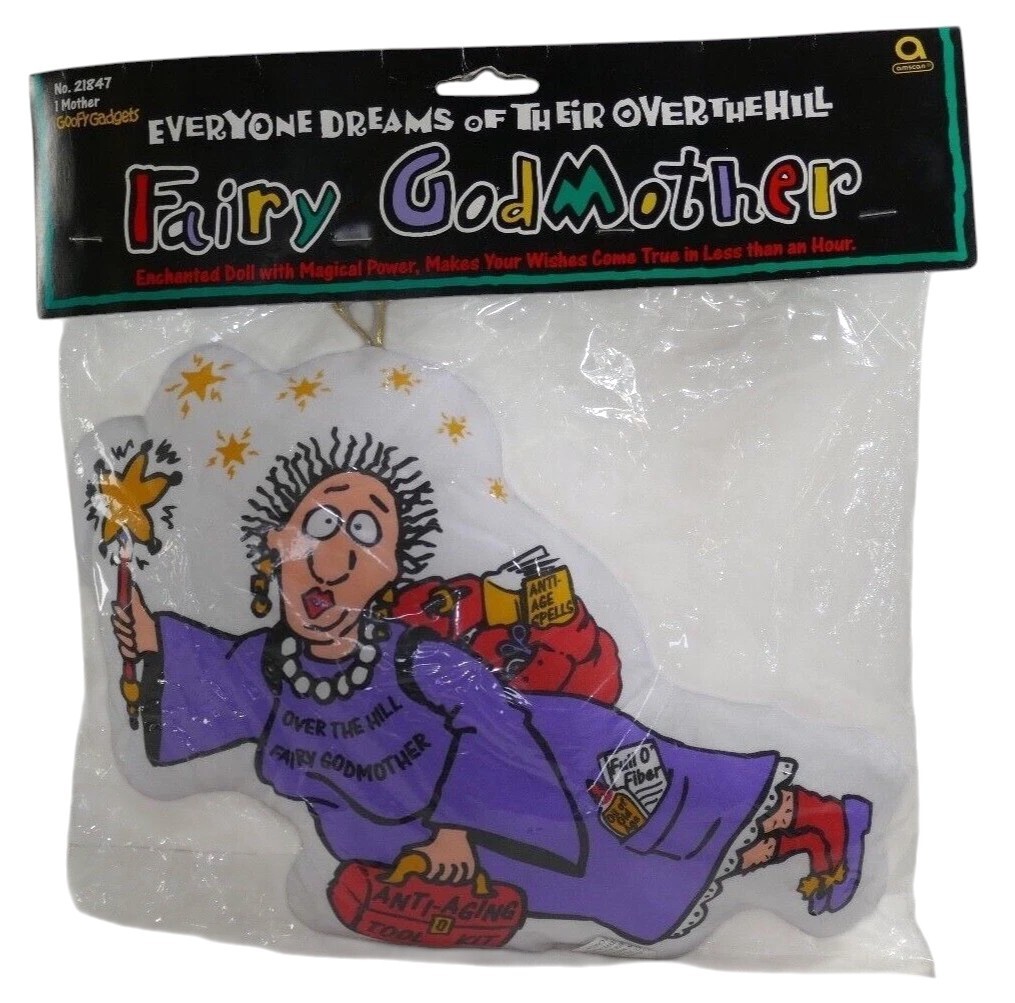 Amscan Over the Hill Fairy Godmother Pillow Cushion Birthday Party Gag Gift