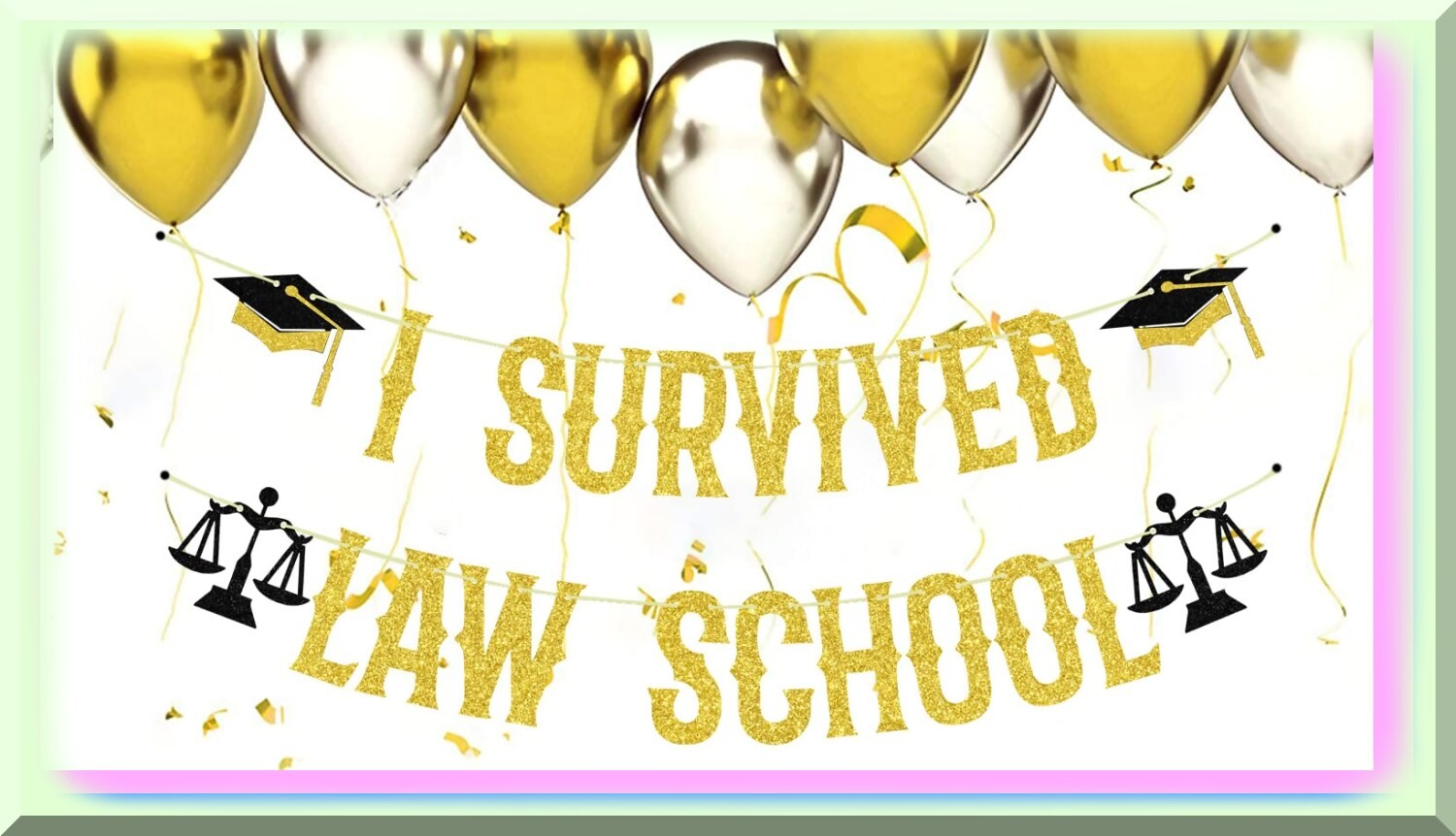 Law School Graduation Celebration Banner