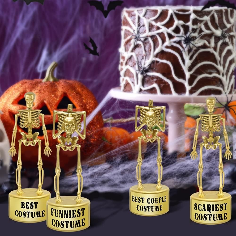 ORIENTAL CHERRY Halloween Party Supplies – Golden Best Costume Skeleton Trophies