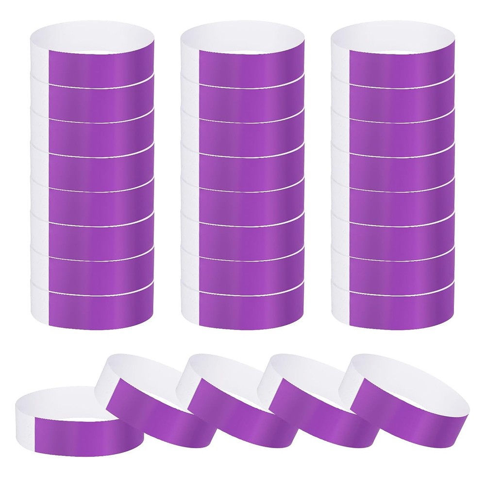Bands for Events,200Pcs Party Wrist Bands Self-Adhesive Event Wristband9838