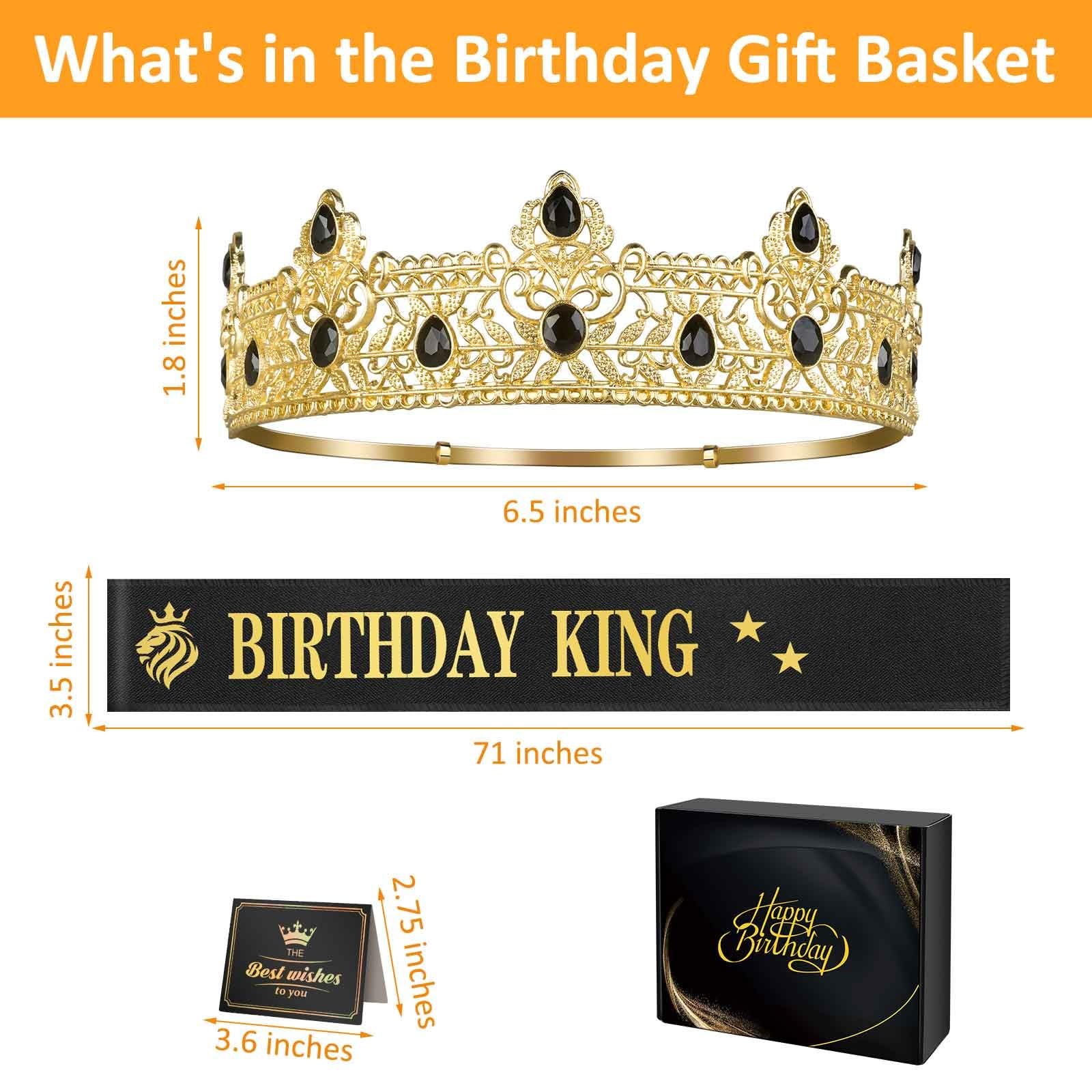 Asija Birthday Gifts for Men, Decorations One Size Fits Most, Gold