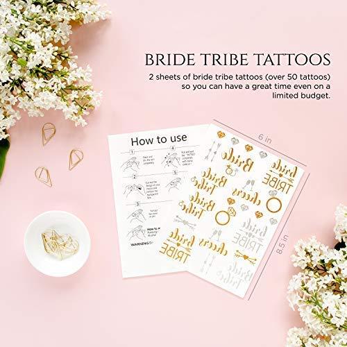 Bachelorette Party Supplies Includes ‘Bride to Be’ Sash, Game Cards & Tattoos