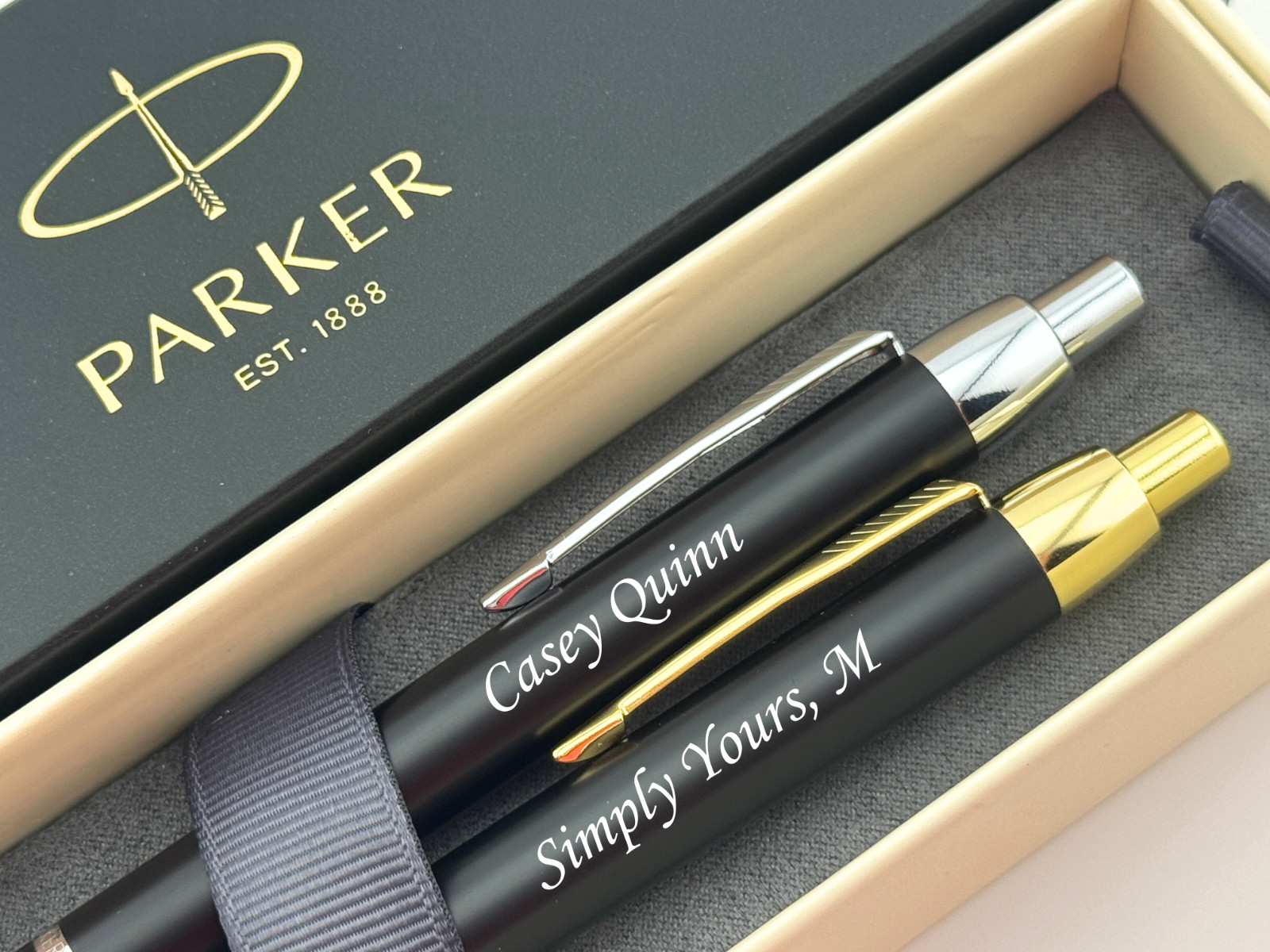 Personalized Bamboo Wood Ballpoint Pen Executive Custom Engraved Christmas Gift
