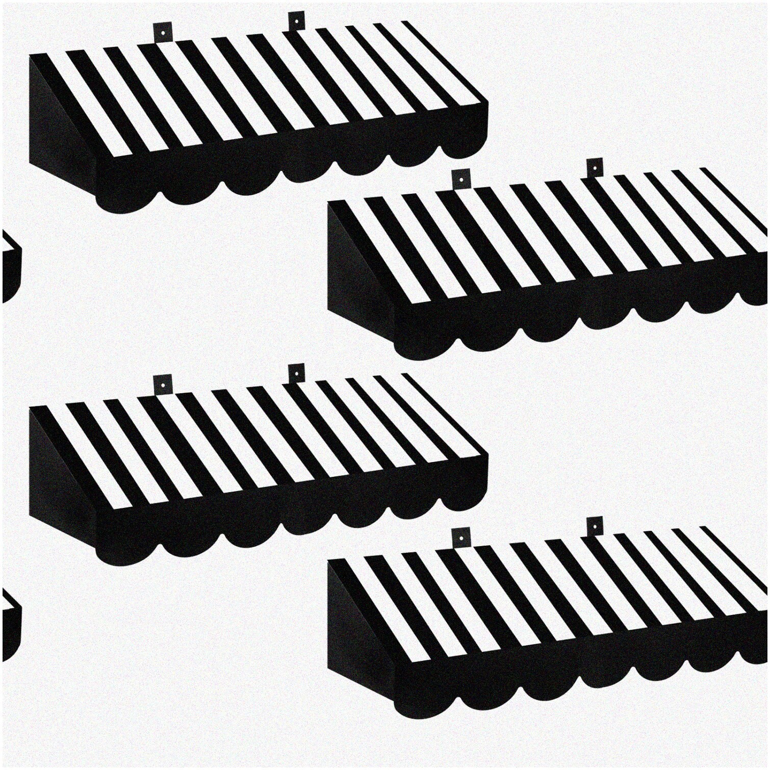 Striped Wall Decor for Events and Parties
