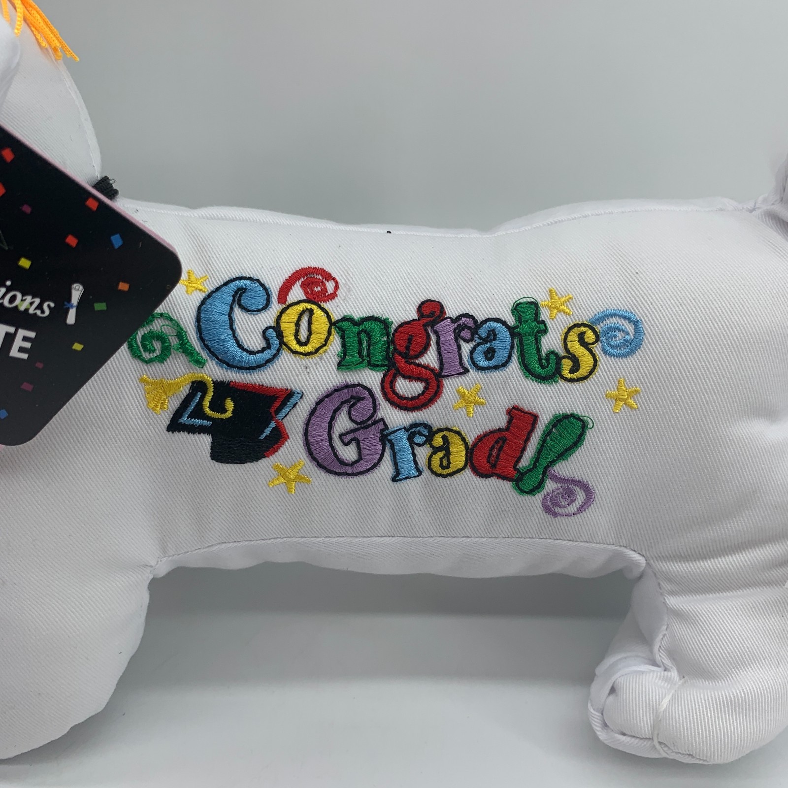 Charming Toys 11″ Graduation Autograph Dog with Pen Black Cap Congrats Grad!