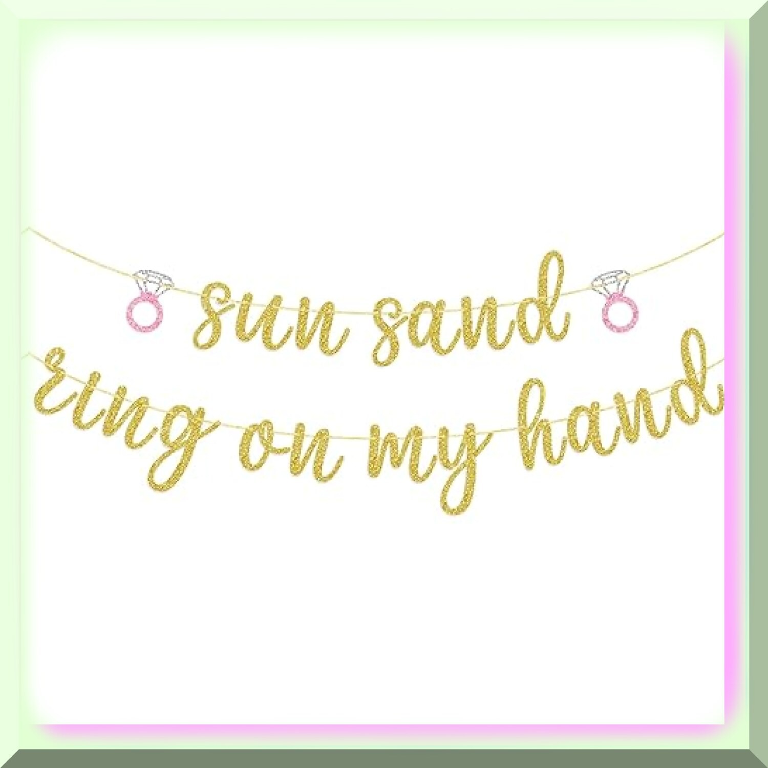 Beach Bunting Banner for Bachelorette Party